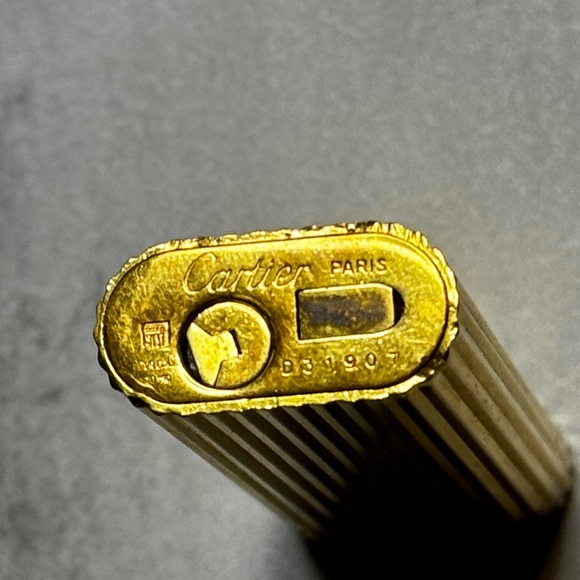 Vintage🔥Cartier🔥Gold Plated Textured Lighter - Picture 9 of 10